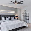 Load image into Gallery viewer, KAJ 52 inch 5 - Blade Flush Mount Smart Ceiling Fan with LED Light &amp; Remote - LEDMyPlace