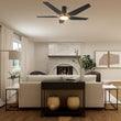 Load image into Gallery viewer, KAJ 52 inch 5 - Blade Flush Mount Smart Ceiling Fan with LED Light &amp; Remote - LEDMyPlace