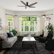 Load image into Gallery viewer, KAJ 52 inch 5 - Blade Flush Mount Smart Ceiling Fan with LED Light &amp; Remote - LEDMyPlace