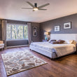 Load image into Gallery viewer, KAJ 52 inch 5 - Blade Flush Mount Smart Ceiling Fan with LED Light &amp; Remote - LEDMyPlace