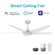Load image into Gallery viewer, KAJ 52 inch 5 - Blade Smart Ceiling Fan with LED Light &amp; Remote - LEDMyPlace