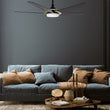 Load image into Gallery viewer, KAJ 52 inch 5 - Blade Smart Ceiling Fan with LED Light &amp; Remote - LEDMyPlace