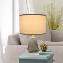 Load image into Gallery viewer, Kala Little Twist Frosted Glass Best Table Lamp 24" - Smoke Gray - LEDMyPlace