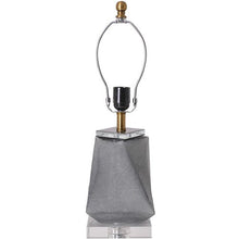 Load image into Gallery viewer, Kala Little Twist Frosted Glass Best Table Lamp 24" - Smoke Gray - LEDMyPlace