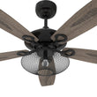 Load image into Gallery viewer, Karson 52 Inch 5 - Blade Best Ceiling Fan With Light &amp; Remote - Black/Wood (Reversible Blades) - LEDMyPlace