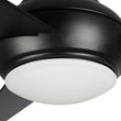 Load image into Gallery viewer, KENDRICK 52 inch 3 - Blade Best Ceiling Fan with LED Light Kit &amp; Remote Control - Black/Black - LEDMyPlace