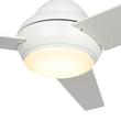 Load image into Gallery viewer, KENDRICK 52 inch 3 - Blade Best Ceiling Fan with LED Light Kit &amp; Remote Control - White/White - LEDMyPlace