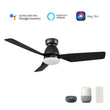 Load image into Gallery viewer, KENSEE 44 inch 3 - Blade Flush Mount Smart Ceiling Fan with LED Light &amp; Remote - LEDMyPlace