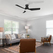 Load image into Gallery viewer, KENSEE 44 inch 3 - Blade Flush Mount Smart Ceiling Fan with LED Light &amp; Remote - LEDMyPlace
