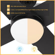 Load image into Gallery viewer, KIMBALL 52 inch 4 - Blade Ceiling Fan with LED Light &amp; Wall Control - LEDMyPlace