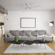 Load image into Gallery viewer, Kipton 52 inch 5 - Blade Ceiling Fan with LED Light Kit &amp; Remote Control - White - LEDMyPlace