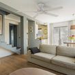 Load image into Gallery viewer, Kipton 52 inch 5 - Blade Ceiling Fan with LED Light Kit &amp; Remote Control - White - LEDMyPlace