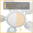 Load image into Gallery viewer, Kipton 52 inch 5 - Blade Ceiling Fan with LED Light Kit &amp; Remote Control - White - LEDMyPlace