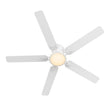 Load image into Gallery viewer, Kipton 52 inch 5 - Blade Ceiling Fan with LED Light Kit &amp; Remote Control - White - LEDMyPlace