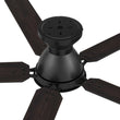 Load image into Gallery viewer, Kipton 52 inch 5 - Blade Ceiling Fan with Remote Control - Black/wooden/Walnut - LEDMyPlace