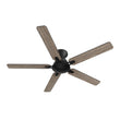 Load image into Gallery viewer, Kipton 52 inch 5 - Blade Ceiling Fan with Remote Control - Black/wooden/Walnut - LEDMyPlace