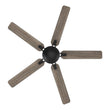 Load image into Gallery viewer, Kipton 52 inch 5 - Blade Ceiling Fan with Remote Control - Black/wooden/Walnut - LEDMyPlace
