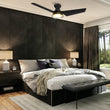 Load image into Gallery viewer, KREIS 52 inch Flush Mount 3 - Blade Smart Ceiling Fan with LED Light &amp; Remote - LEDMyPlace