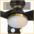Load image into Gallery viewer, KREIS 52 inch Flush Mount 3 - Blade Smart Ceiling Fan with Remote &amp; LED Light - LEDMyPlace