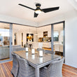 Load image into Gallery viewer, KREIS 52 inch Flush Mount 3 - Blade Smart Ceiling Fan with Remote &amp; LED Light - LEDMyPlace