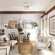 Load image into Gallery viewer, LAMONT 52 inch 3 - Blade Flash Mount Ceiling Fan with Pull Chain &amp;LED Light - LEDMyPlace