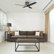 Load image into Gallery viewer, LAMONT 52 inch 4 - Blade Flush Mount Ceiling Fan with LED Light &amp; Pull Chain - LEDMyPlace