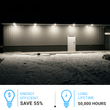 Load image into Gallery viewer, LED Barn Light w/ 3 - pin NEMA Photocell, 36/48/60 Wattage Adjustable 3000K/4000K/5000K CCT Changeable, 120 - 277V, Dusk - To - Dawn, Silver - LEDMyPlace