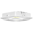 Load image into Gallery viewer, LED Canopy Light 75W 5700K Daylight 9750LM IP65 Waterproof 0 - 10V Dim 120 - 277VAC Surface or Pendant Mount, for Gas Stations Outdoor Area Light, White - LEDMyPlace