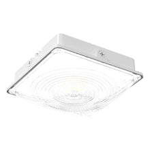 Load image into Gallery viewer, LED Canopy Light 75W 5700K Daylight 9750LM IP65 Waterproof 0 - 10V Dim 120 - 277VAC Surface or Pendant Mount, for Gas Stations Outdoor Area Light, White - LEDMyPlace