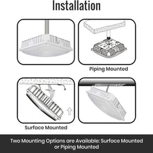 Load image into Gallery viewer, LED Canopy Light with 30W - 70W Selectable Wattage &amp; 3000K - 5000K CCT– White - LEDMyPlace