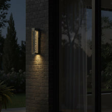 Load image into Gallery viewer, LED Crystal Bubble Glass Tube, 11W 3CCT, Modern Outdoor Wall Sconce - 4.72"L x 4.72"W x 21.65"H - LEDMyPlace