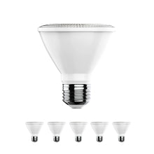 Load image into Gallery viewer, LED Flood Light Bulbs PAR30 Short Neck Dimmable 12 Watt 3000K 800 Lumens 120V E26 Base Damp Location - LEDMyPlace