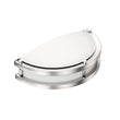 Load image into Gallery viewer, LED Half - Moon Wall Sconce Light 12W, 750 Lumens, Brushed Nickel Finish, White Acrylic Shade, ETL Listed, Hallway Light Fixtures - LEDMyPlace