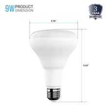 Load image into Gallery viewer, LED Light Bulbs BR30 9 Watt 3000K 650 Lumens 120V Dimmable E26 Base Damp Location LED Indoor Recessed Flood Light - LEDMyPlace