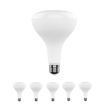Load image into Gallery viewer, LED Light Bulbs BR40 15.5 Watt 3000K 1100 Lumens 120V Dimmable E26 Base Damp Location LED Indoor Recessed Flood Light - LEDMyPlace