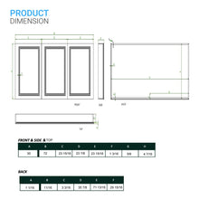 Load image into Gallery viewer, LED Lighted Bathroom Medicine Cabinet with Outlet, Double Sided Mirror, On/Off Switch, Surface Mount, Medicine Cabinet with LED Mirror, CRI 90+, Hector Style - LEDMyPlace