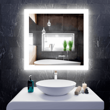 Load image into Gallery viewer, LED Mirror for Bathroom 36"x 36" w/ Backlit, Anti - Fog LED Vanity Mirror, CCT Changable (3 Colors), Memory Function, Touch Switch, Wateroroofed UL ETL Listed - LEDMyPlace