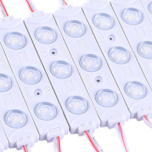 Load image into Gallery viewer, LED Module Lights, 3LEDs/Mod, DC12V, 0.72W, Blue, Waterproof Decorative Light for Letter Sign Advertising Signs with Tape Adhesive Backside (40 - Pack) - LEDMyPlace
