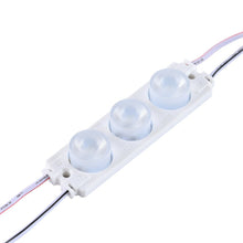 Load image into Gallery viewer, LED Module Lights, Pure White, 3 LEDs/Mod, DC12V, 2.5W, LED Waterproof Decorative Light for Letter Sign Advertising Signs with Tape Adhesive Backside (45 - Pack) - LEDMyPlace
