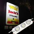 Load image into Gallery viewer, LED Module Lights, Pure White, 3 LEDs/Mod, DC12V, 2.5W, LED Waterproof Decorative Light for Letter Sign Advertising Signs with Tape Adhesive Backside (45 - Pack) - LEDMyPlace