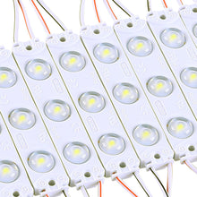 Load image into Gallery viewer, LED Module Lights, Pure White, 3LEDs/Mod, DC12V, 1W, LED Waterproof Decorative Light for Letter Sign Advertising Signs with Tape Adhesive Backside - LEDMyPlace