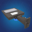 Load image into Gallery viewer, LED Pole Light 150W/120W/100W with Dusk to Dawn Photocell, 5700K, 133LM/W, Universal Mount (Adjustable Slip Fitter + Wall Mount), Bronze, AC120 - 277V, Waterproof IP65, Parking Lot Lights, Outdoor Area Street Security Lighting Fixture - LEDMyPlace