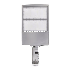 Load image into Gallery viewer, LED Pole Light with Dusk to Dawn Photocell, 300W/240W/200W Wattage Adjustable, 5700K, 133 LM/W, Universal Mount (Adjustable Slip Fitter + Wall Mount), Silver, IP65 Waterproof, AC100 - 277V, LED Parking Lot Lights - Outdoor Commercial Area Street Lighting, - LEDMyPlace