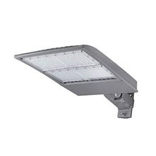 Load image into Gallery viewer, LED Pole Light with Dusk to Dawn Photocell, 300W/240W/200W Wattage Adjustable, 5700K, 133 LM/W, Universal Mount (Adjustable Slip Fitter + Wall Mount), Silver, IP65 Waterproof, AC100 - 277V, LED Parking Lot Lights - Outdoor Commercial Area Street Lighting, - LEDMyPlace