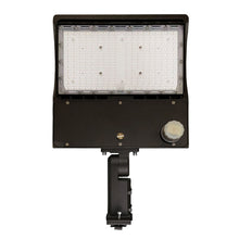 Load image into Gallery viewer, LED Pole Light with Photocell &amp; Motion Sensor, 150W/120W/100W Wattage Adjustable, 5700K,133 LM/W, IP65, AC120 - 277V, Bronze, Universal Mount, Parking Lot Lights Outdoor Commercial Area Street Lighting, Gen14B - LEDMyPlace