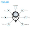 Load image into Gallery viewer, LED Post Top Light With Photocell 75W, 5700K, AC120 - 277V, UL, DLC Listed, IP65 Waterproof, Dimmable, Bronze, For Street Yard Garden Lighting - LEDMyPlace