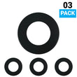 Load image into Gallery viewer, LED Puck 3 - Pack Light, Black Trim Only For Magnetic Puck Lights - Cabinet Lights - LEDMyPlace