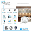 Load image into Gallery viewer, LED Puck Lights, 3 - Piece Kit Direct Plug - In, Dimmable, 3x3 Watts, 3x140 LM, White, Linkable LED Under Counter Lights for Kitchen, Desk - LEDMyPlace