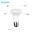 Load image into Gallery viewer, LED R20/BR20 Bulbs - 3000K - Warm White - 7.5 Watt - 50 Watt Equivalent, Dimmable - LEDMyPlace