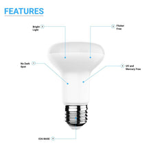 Load image into Gallery viewer, LED R20/BR20 Bulbs - 5000K - Day Light White - 7.5Watts - 50 Watt Equivalent - LEDMyPlace